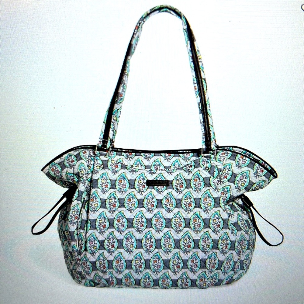 NWT Vera Bradley Glenna Tote - Paisley Stripes Pattern